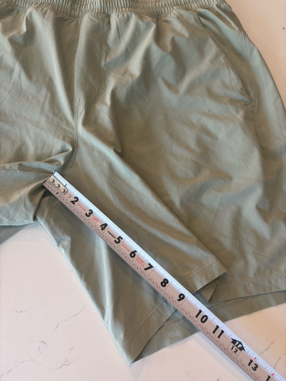 Lululemon Pace Breaker Green Grey Men’s Running Training Athletic liner - Picture 3 of 6